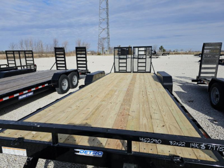 New 2025 Sure-Trac 7' x 22' (20+2) 14K HD Equipment Trailer
