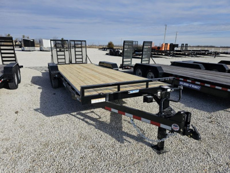 New 2025 Sure-Trac 7' x 22' (20+2) 14K HD Equipment Trailer