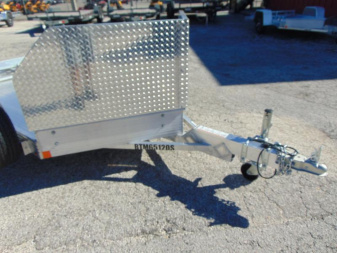 New Bear Track 65X120 Motorcycle Trailer w/Rock Guard