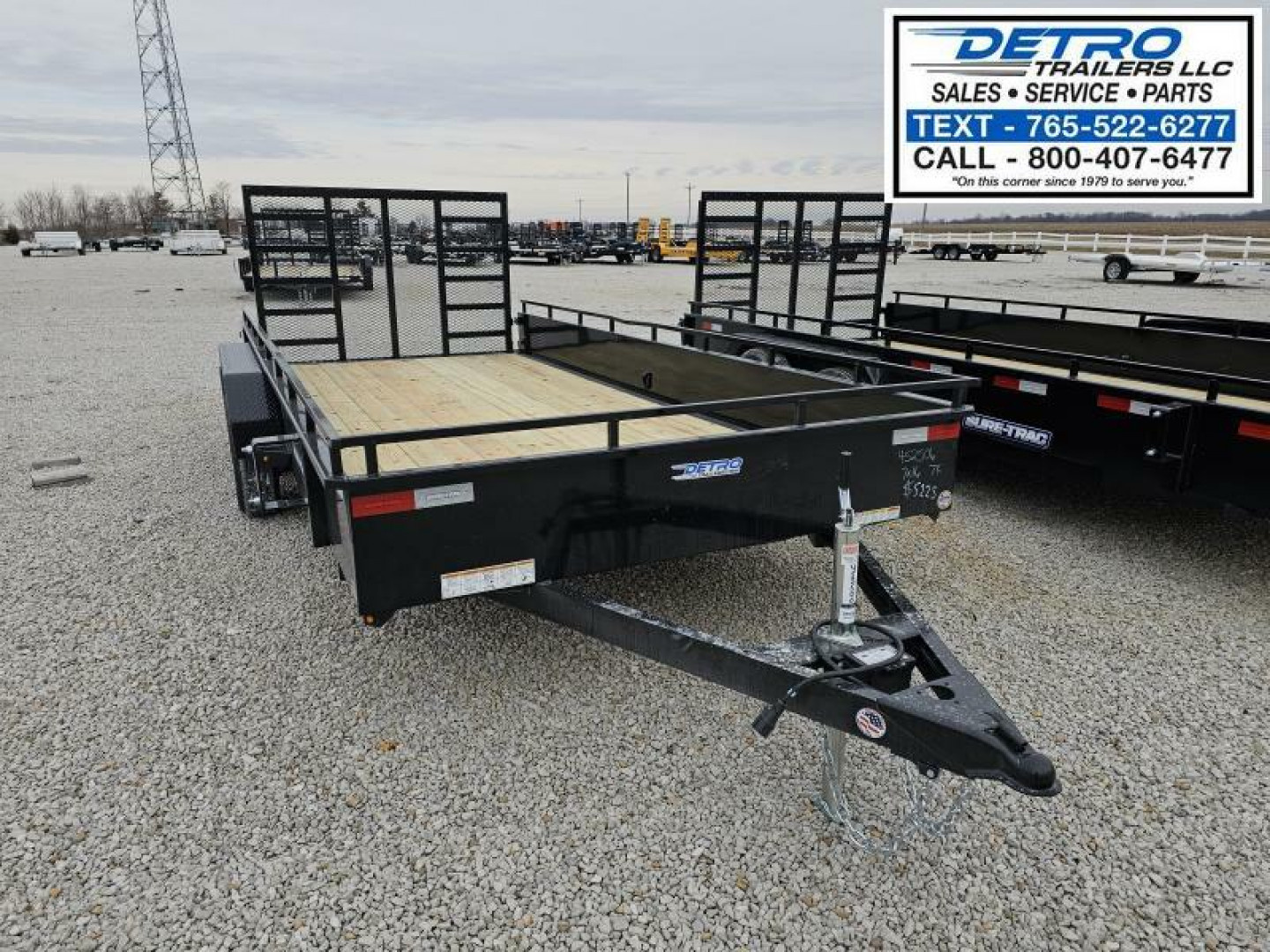New 2025 Sure-Trac 7' x 16' 7K Steel High Side Utility Trailer