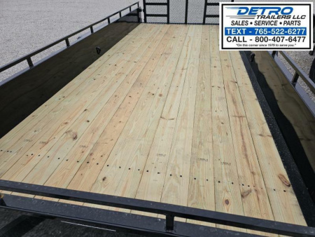 New 2025 Sure-Trac 7' x 16' 7K Steel High Side Utility Trailer