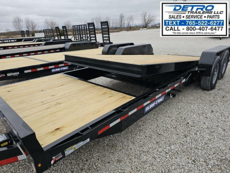 New 2025 Sure-Trac 7' x  22' (18+4) 14K Tilt Bed Equipment Trailer