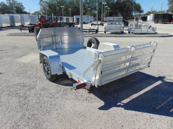 New Bear Track 65X120 Motorcycle Trailer w/Rock Guard