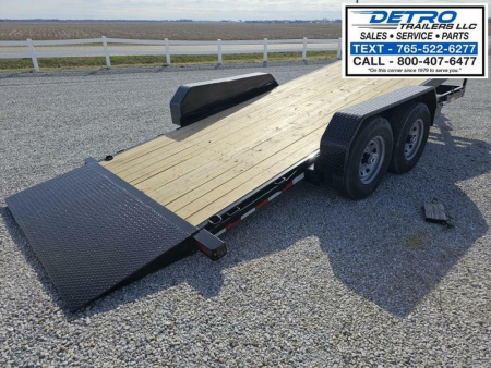 New 2025 Sure-Trac 7' x 18' 14K Tilt Bed Equipment Trailer