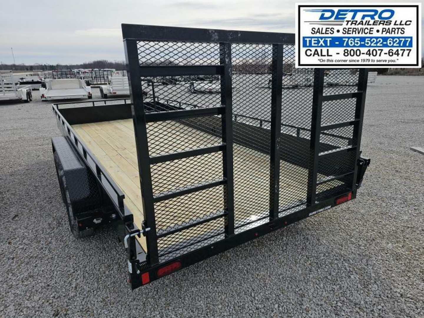 New 2025 Sure-Trac 7' x 16' 7K Steel High Side Utility Trailer