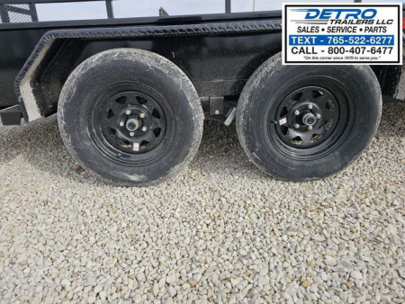 New 2025 Sure-Trac 7' x 16' 7K Steel High Side Utility Trailer