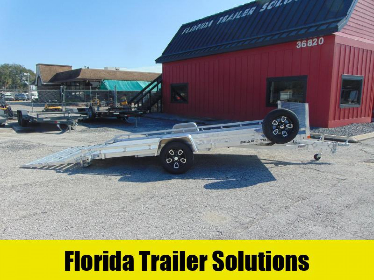 New Bear Track 81X176 All Aluminum SlingShot Tilt Utility Trailer