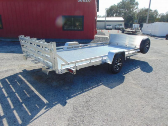 New Bear Track 81X176 All Aluminum SlingShot Tilt Utility Trailer