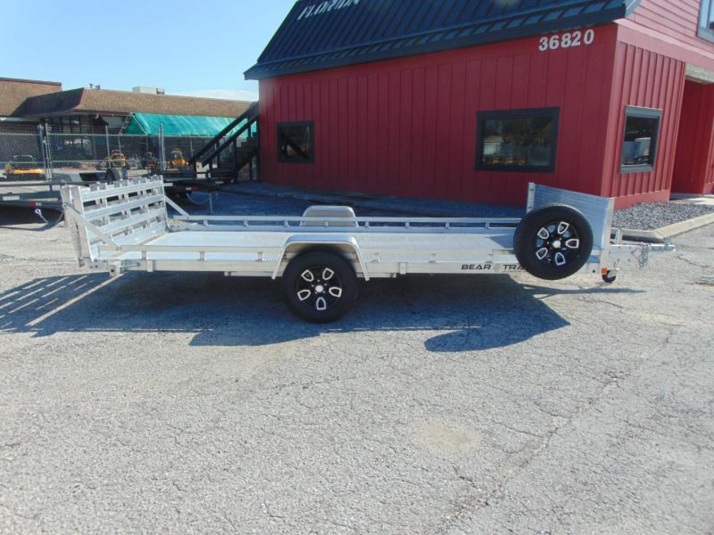 New Bear Track 81X176 All Aluminum SlingShot Tilt Utility Trailer