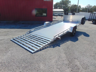 New Bear Track 81X176 All Aluminum SlingShot Tilt Utility Trailer