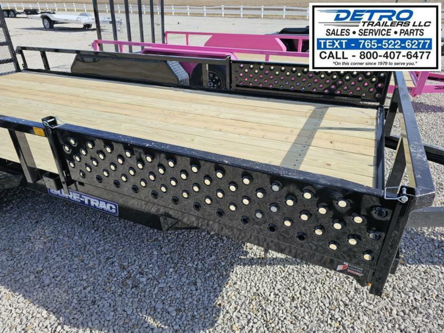 New 2025 Sure-Trac 7' x 16' 7K Tube Top ATV Utility Trailer