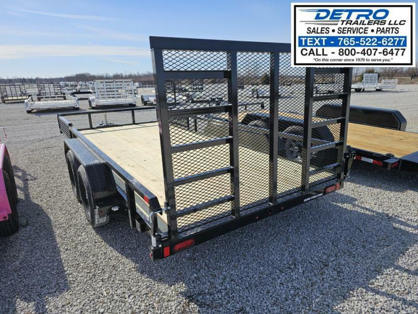 New 2025 Sure-Trac 7' x 16' 7K Tube Top ATV Utility Trailer