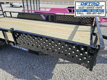 New 2025 Sure-Trac 7' x 16' 7K Tube Top ATV Utility Trailer