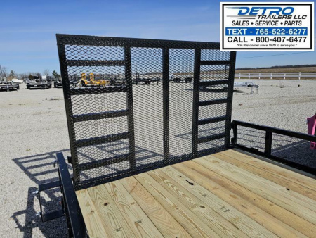 New 2025 Sure-Trac 7' x 16' 7K Tube Top ATV Utility Trailer