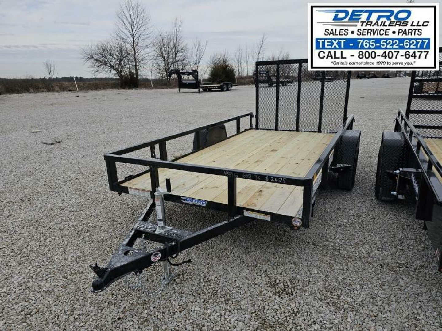 New 2025 Sure-Trac 6' x 12' 3K Idler Tube Top Utility Trailer