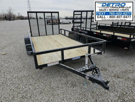 New 2025 Sure-Trac 6' x 12' 3K Idler Tube Top Utility Trailer