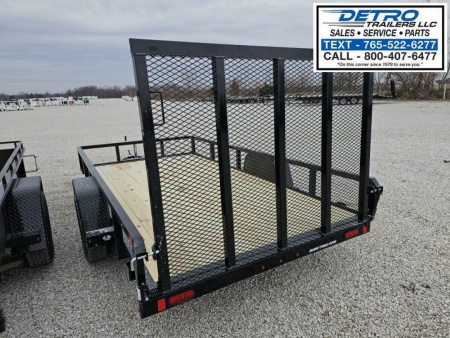 New 2025 Sure-Trac 6' x 12' 3K Idler Tube Top Utility Trailer