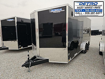 New 2025 Cargo Express XL SE 7.5' x 18' 7K Ramp Door V-nose Enclosed Cargo Trailer
