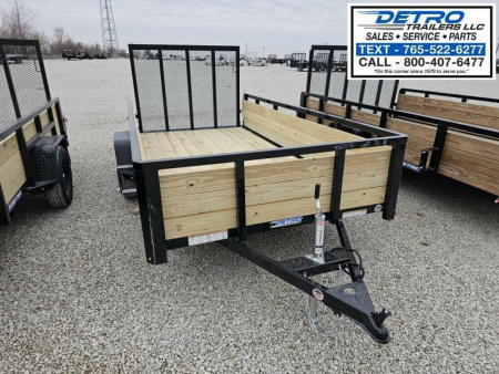 New 2025 Sure-Trac 6' x 12' 3K Idler Tube Top Three Board High Sided Utility Trailer