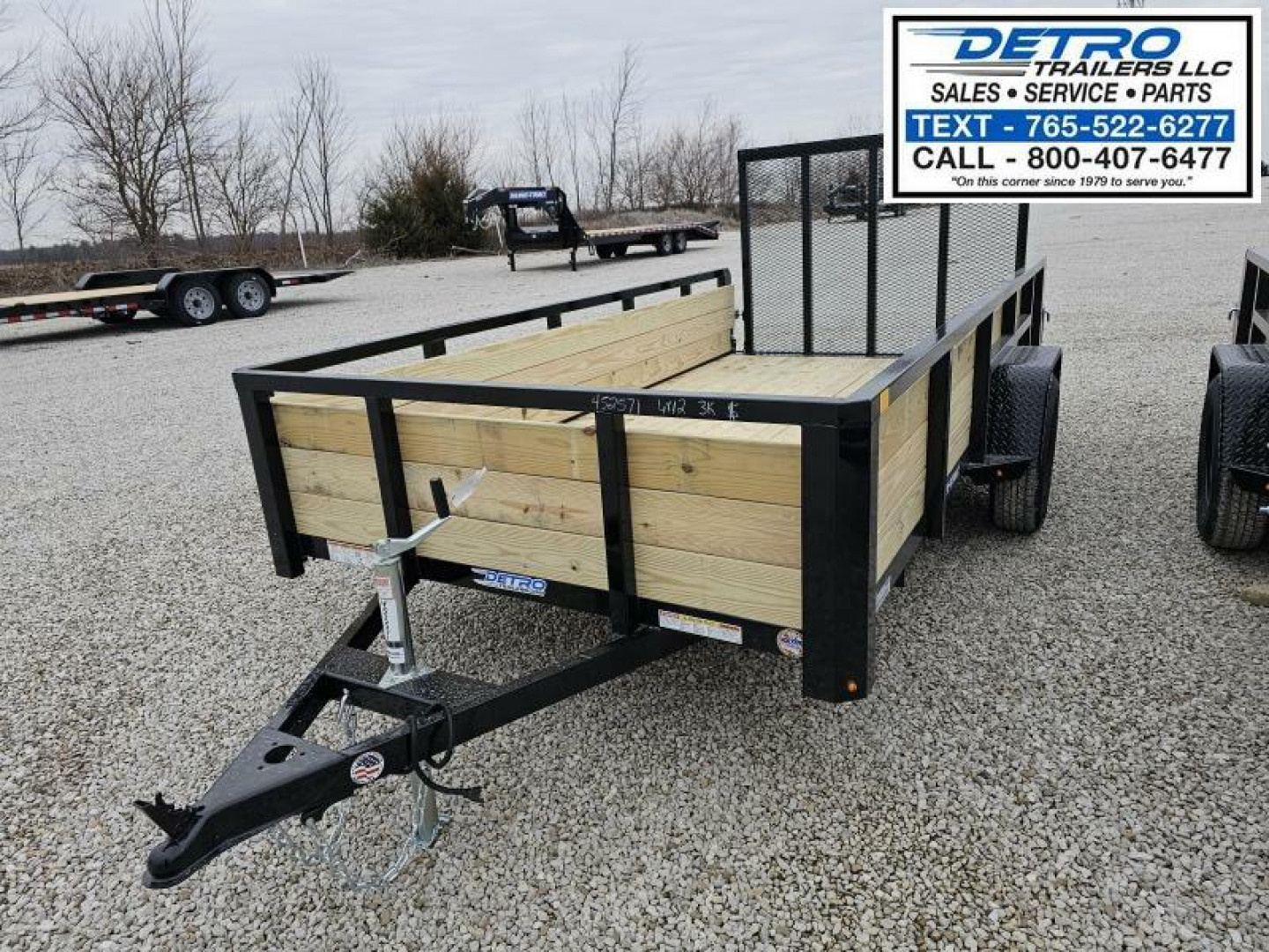 New 2025 Sure-Trac 6' x 12' 3K Idler Tube Top Three Board High Sided Utility Trailer