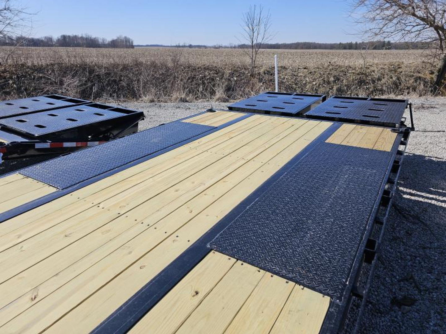 New 2025 Sure-Trac 102" x 30' (25+5) 22.5K HD Low Profile Beavertail Deckover Trailer