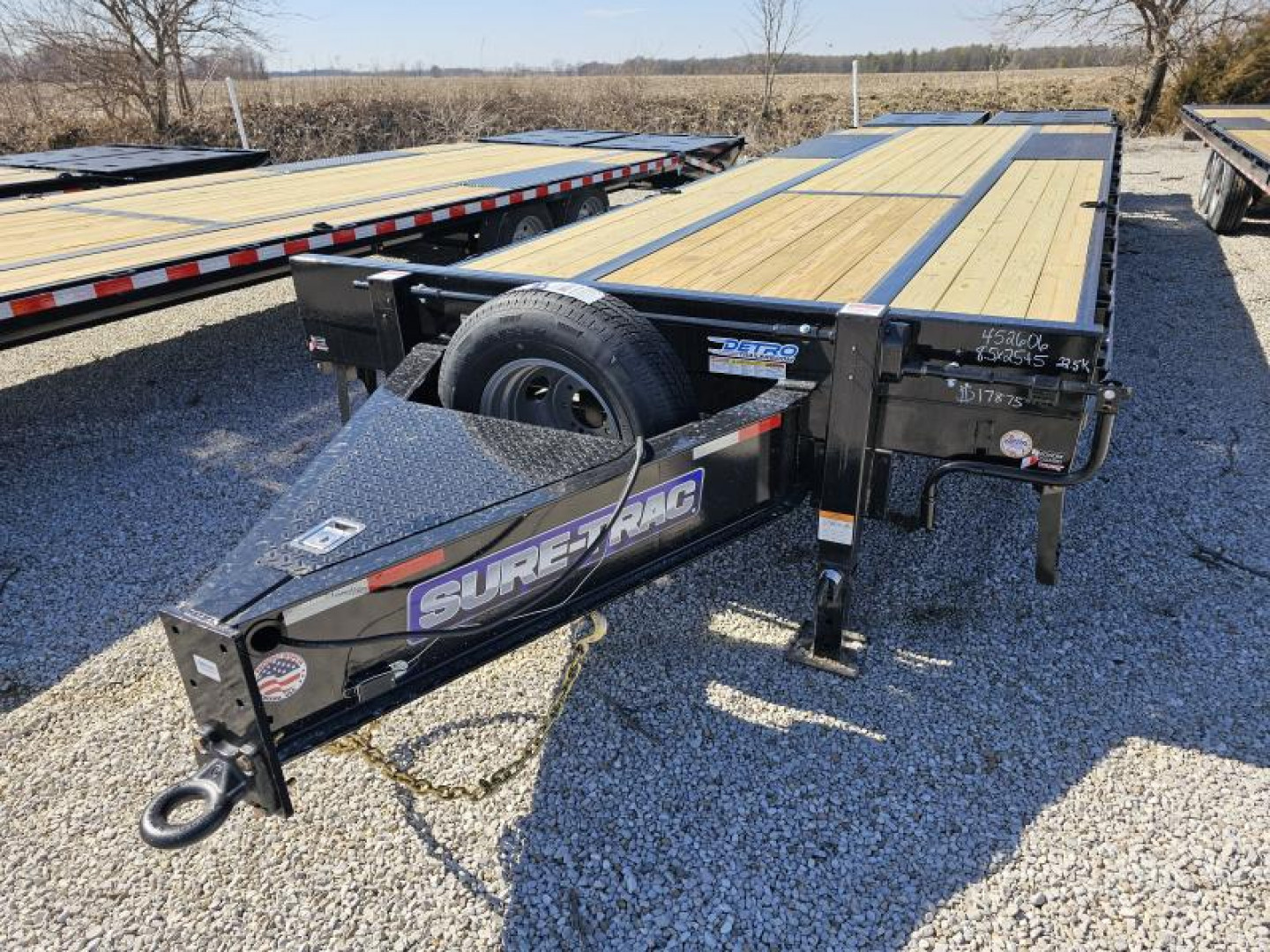 New 2025 Sure-Trac 102" x 30' (25+5) 22.5K HD Low Profile Beavertail Deckover Trailer