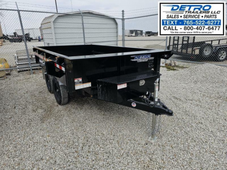 New 2025 Sure-Trac 6' x 10' 7K Single Ram SD Deckover Dump Trailer