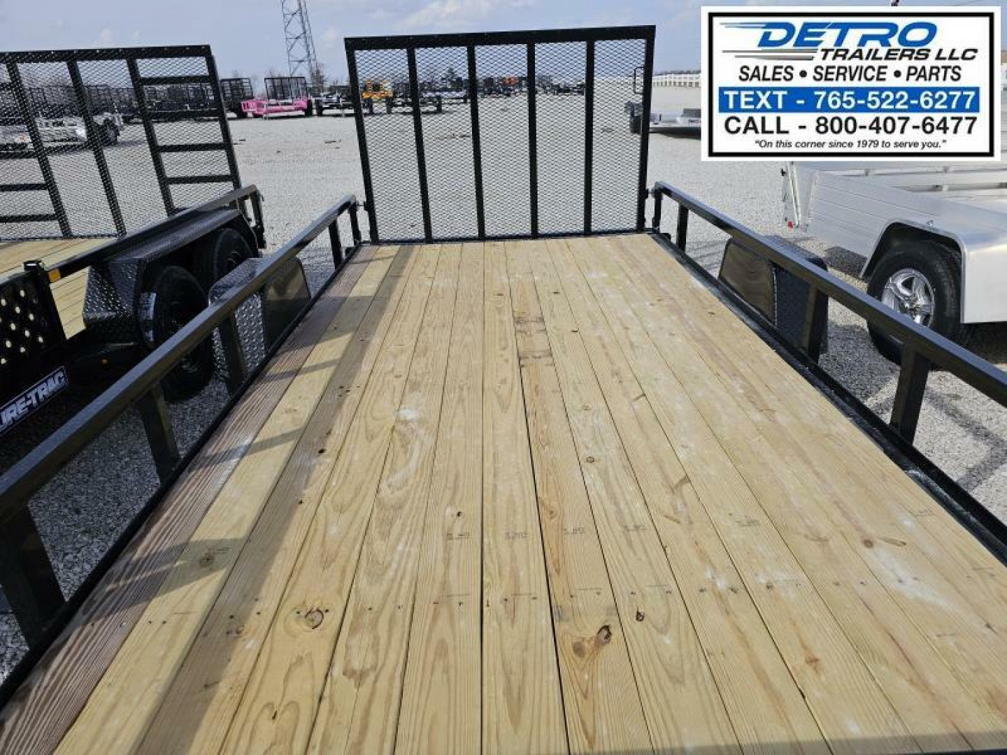 New 2025 Sure-Trac 7' x 14' 3K Idler Tube Top Utility Trailer