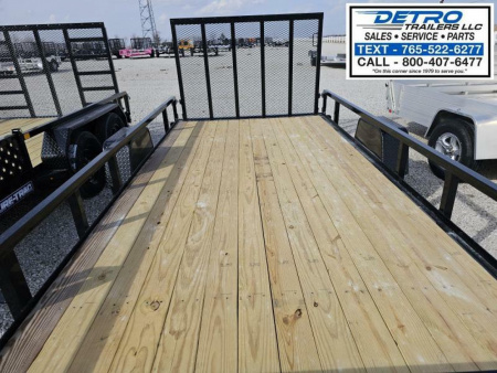 New 2025 Sure-Trac 7' x 14' 3K Idler Tube Top Utility Trailer