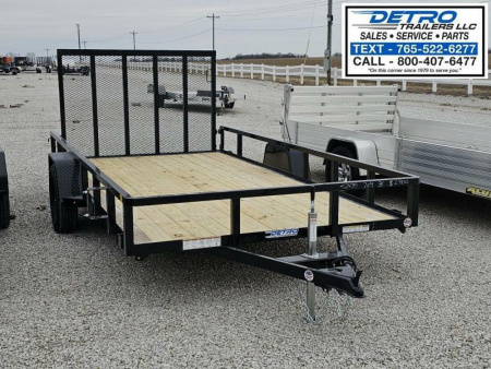 New 2025 Sure-Trac 7' x 14' 3K Idler Tube Top Utility Trailer