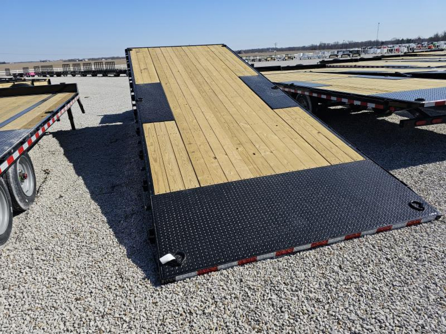 New 2025 Sure-Trac 102" x 28' (22+6) 15K HD Power Tilt Deckover Trailer w/ Hydraulic Front Jack