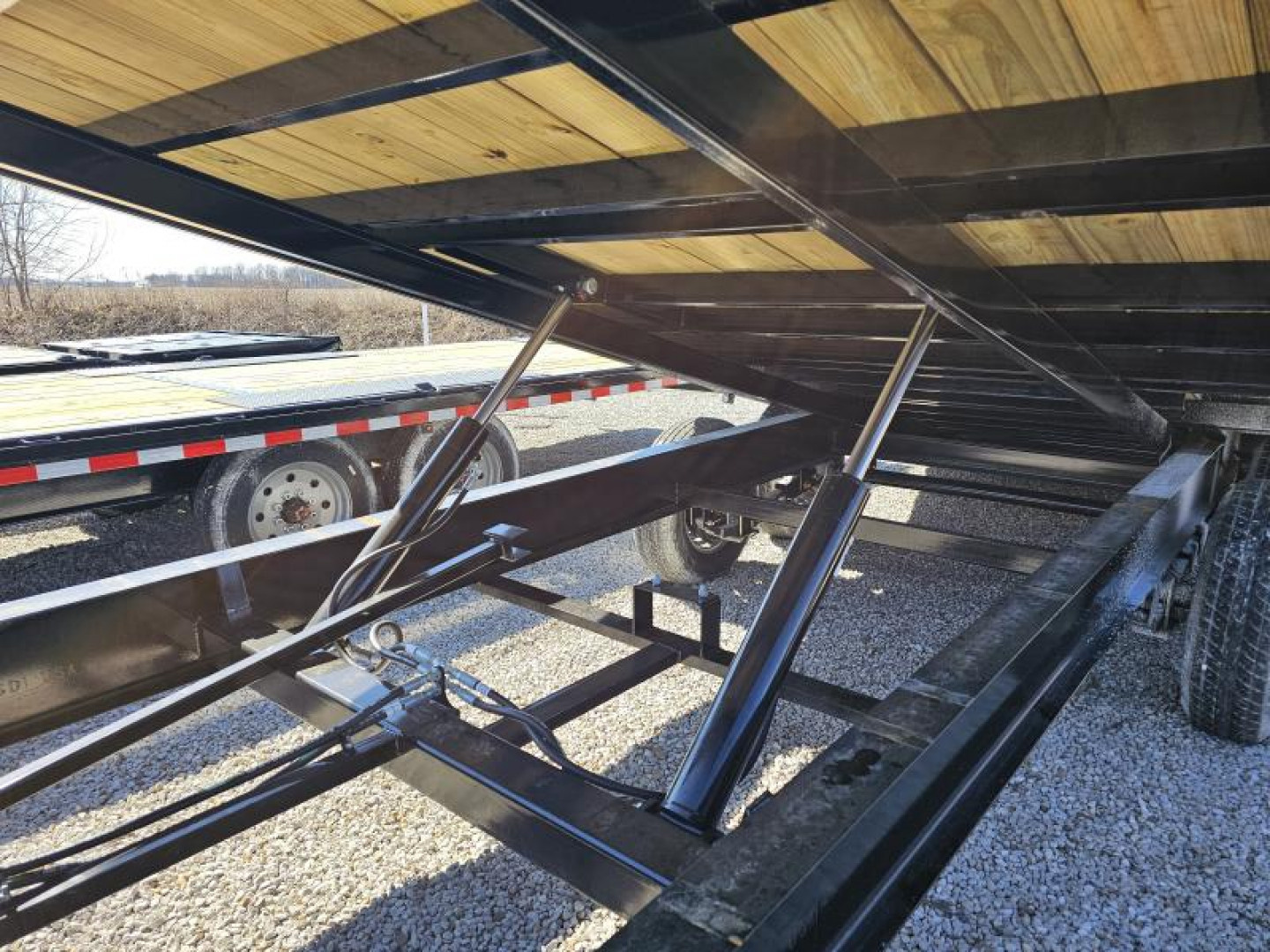 New 2025 Sure-Trac 102" x 28' (22+6) 15K HD Power Tilt Deckover Trailer w/ Hydraulic Front Jack