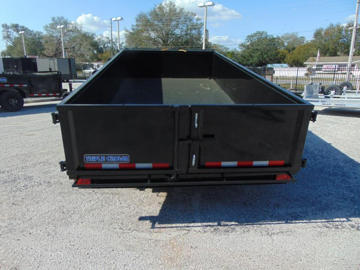New Triple Crown Trailers 7X14 HD Low Side 14K Dual Ram Dump Trailer
