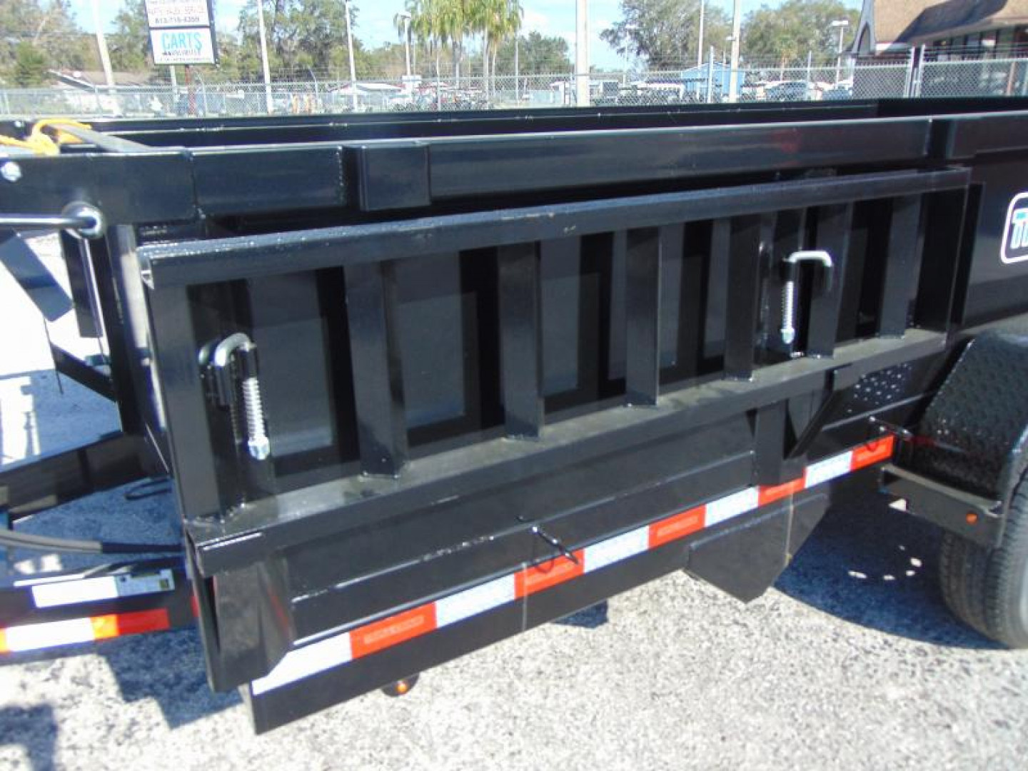 New Triple Crown Trailers 7X14 HD Low Side 14K Dual Ram Dump Trailer