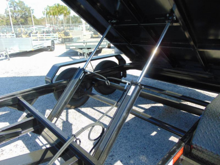 New Triple Crown Trailers 7X14 HD Low Side 14K Dual Ram Dump Trailer