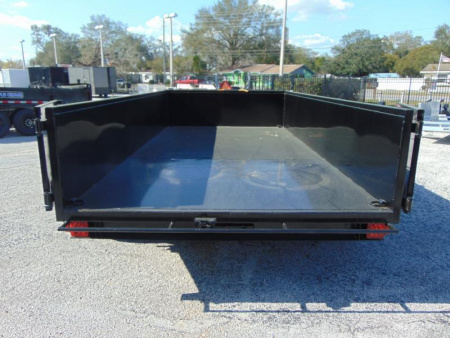 New Triple Crown Trailers 7X14 HD Low Side 14K Dual Ram Dump Trailer