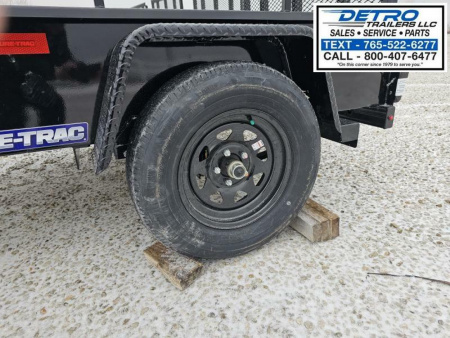 New 2025 Sure-Trac 5' x 8' 3K Idler Steel High Side Utility Trailer