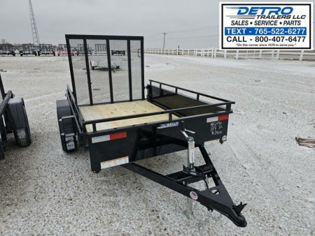 New 2025 Sure-Trac 5' x 8' 3K Idler Steel High Side Utility Trailer