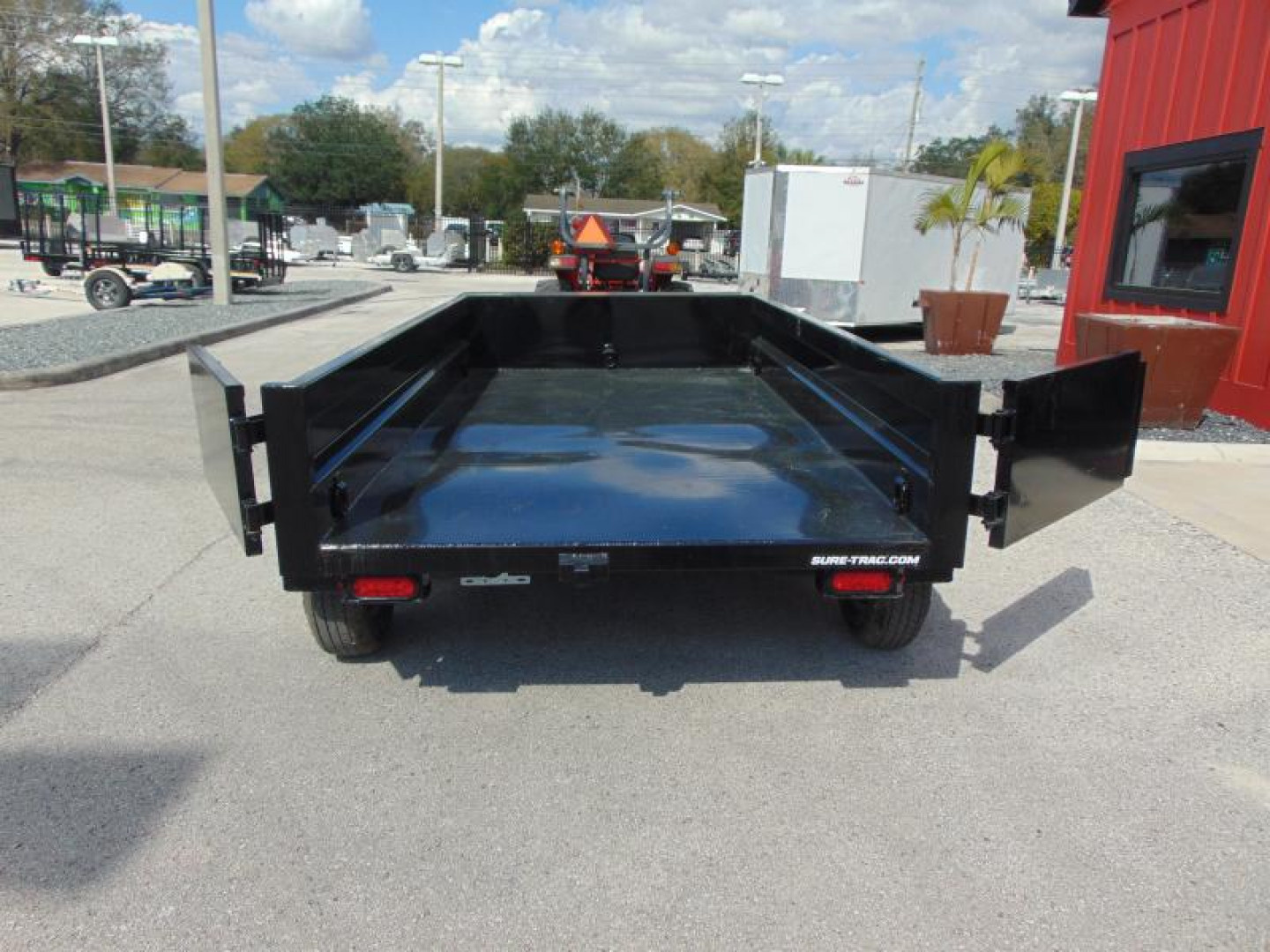 New Sure-Trac 5X10 Low Profile 7k Single Ram Dump Trailer