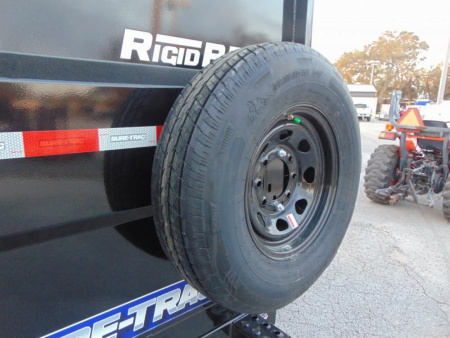 New Sure-Trac 82x16 Low Profile 14k Telescopic Hoist Dump Trailer w/ 4' Sides