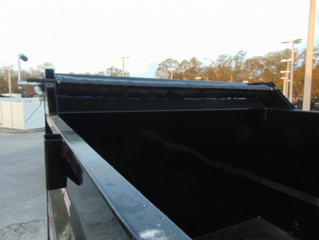 New Sure-Trac 82x16 Low Profile 14k Telescopic Hoist Dump Trailer w/ 4' Sides