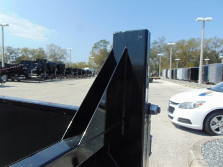 New Sure-Trac 82X14 14k HD Low Profile Telescopic Dump Trailer w/Spare Tire & Stab Jacks