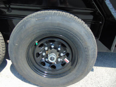 New Sure-Trac 82X14 14k HD Low Profile Telescopic Dump Trailer w/Spare Tire & Stab Jacks