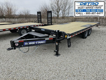 New 2025 Sure-Trac 102" x 22' 15K HD Full Deck Power Tilt Deckover Trailer
