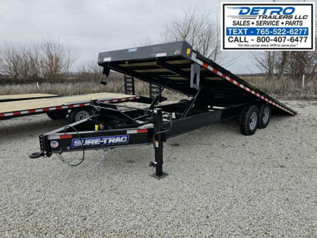 New 2025 Sure-Trac 102" x 22' 15K HD Full Deck Power Tilt Deckover Trailer