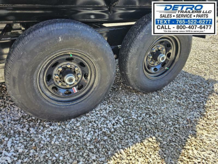 New 2025 Sure-Trac 82" x 14' 14K Telescopic HD Gooseneck Low Profile Dump Trailer