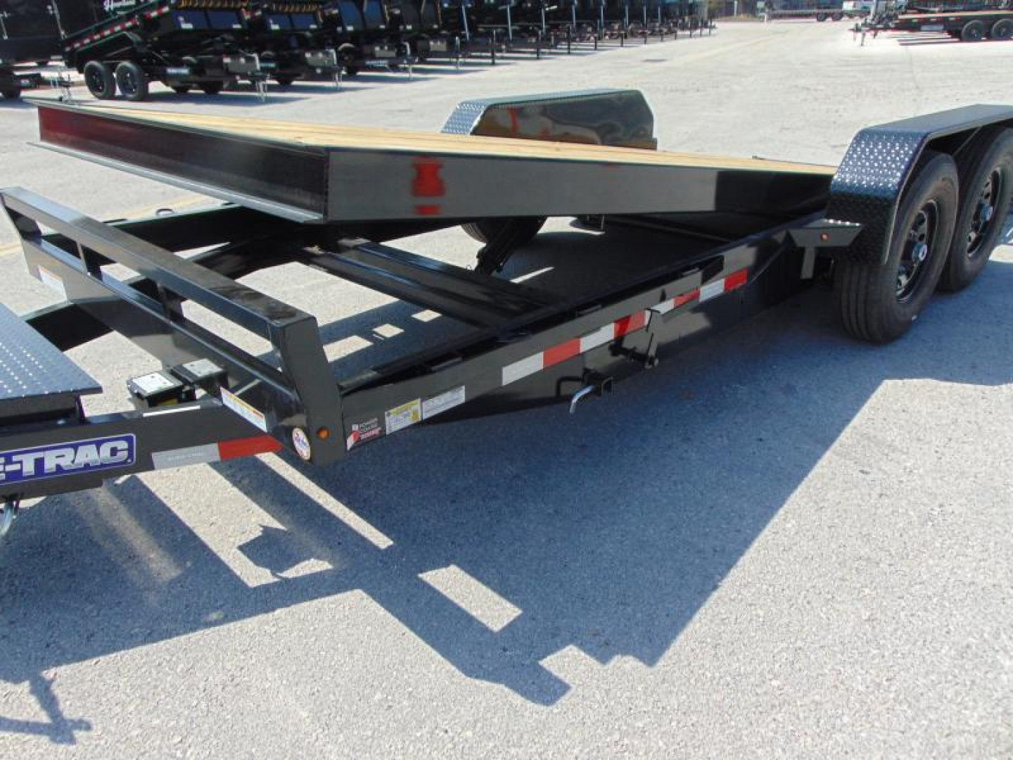 New Sure-Trac 7X20 14k Tilt Bed Equipment Trailer w/LRG Tire Upgrade