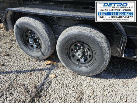 New 2025 Sure-Trac 82" x 16' 14K Telescopic HD Gooseneck Low Profile Dump Trailer