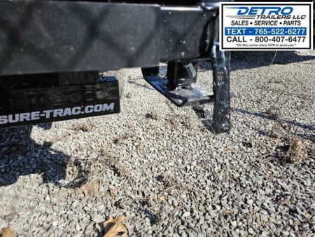 New 2025 Sure-Trac 82" x 16' 14K Telescopic HD Gooseneck Low Profile Dump Trailer