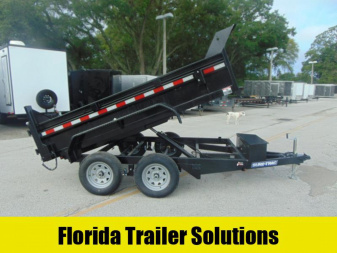 New Sure-Trac 6X10 7K Single Ram Dump Trailer
